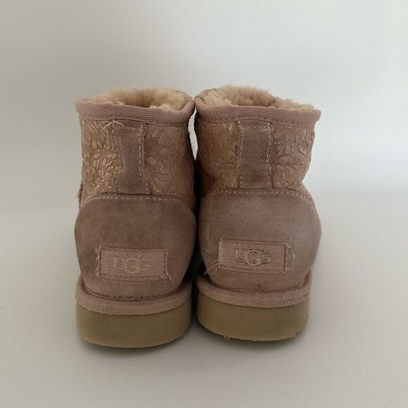 UGG CLASSIC MINI SNOW METALLIC LEOPARD BOOT US 5 1113494 - Picture 2 of 6